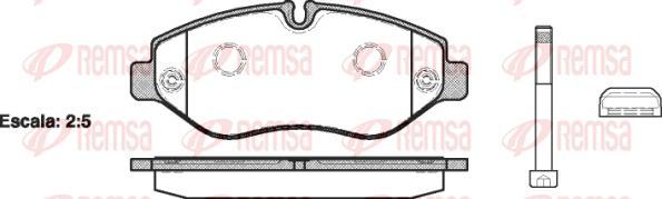 Kawe 1245 10 - Kit de plaquettes de frein, frein à disque cwaw.fr