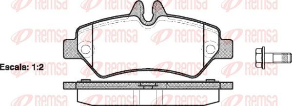 Kawe 1246 00 - Kit de plaquettes de frein, frein à disque cwaw.fr