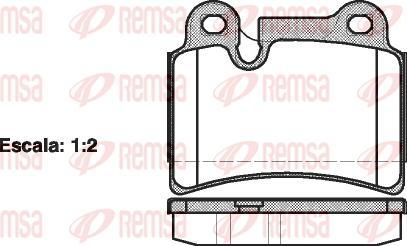 Kawe 1240 00 - Kit de plaquettes de frein, frein à disque cwaw.fr