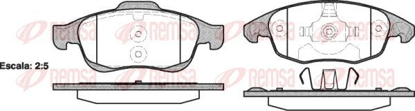 Kawe 1248 00 - Kit de plaquettes de frein, frein à disque cwaw.fr