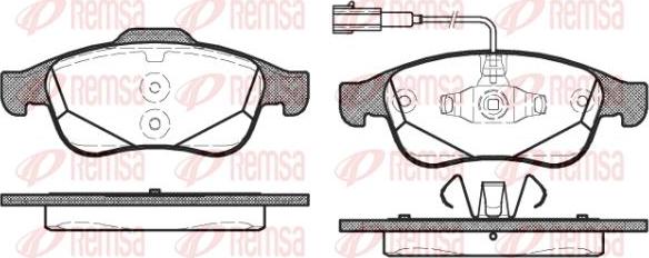 Kawe 1248 02 - Kit de plaquettes de frein, frein à disque cwaw.fr