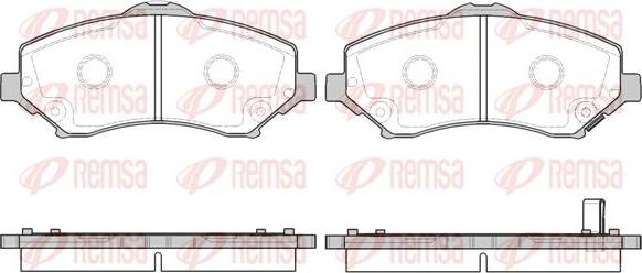 Kawe 1259 02 - Kit de plaquettes de frein, frein à disque cwaw.fr