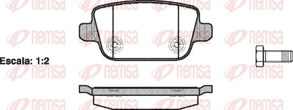 Kawe 1256 00 - Kit de plaquettes de frein, frein à disque cwaw.fr