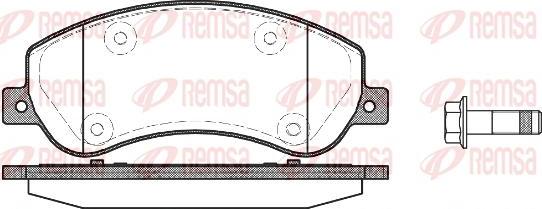 Valeo 670146 - Kit de plaquettes de frein, frein à disque cwaw.fr