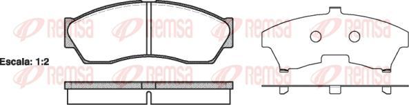 Kawe 1253 00 - Kit de plaquettes de frein, frein à disque cwaw.fr