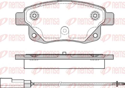 Kawe 1252 01 - Kit de plaquettes de frein, frein à disque cwaw.fr