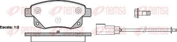 Kawe 1252 02 - Kit de plaquettes de frein, frein à disque cwaw.fr