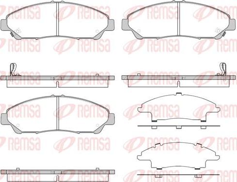 Kawe 1269 02 - Kit de plaquettes de frein, frein à disque cwaw.fr