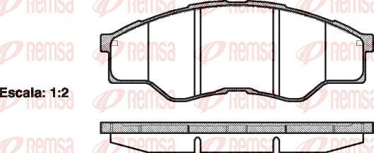 Kawe 1266 00 - Kit de plaquettes de frein, frein à disque cwaw.fr