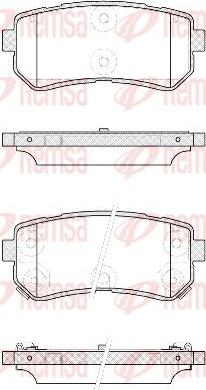 Kawe 1209 42 - Kit de plaquettes de frein, frein à disque cwaw.fr