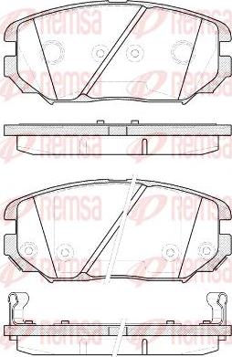 Kawe 1204 12 - Kit de plaquettes de frein, frein à disque cwaw.fr