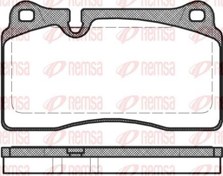 Kawe 1200 30 - Kit de plaquettes de frein, frein à disque cwaw.fr