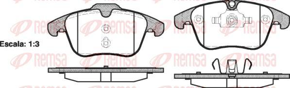 Kawe 1219 00 - Kit de plaquettes de frein, frein à disque cwaw.fr