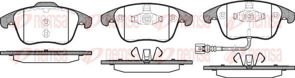 Kawe 1219 21 - Kit de plaquettes de frein, frein à disque cwaw.fr