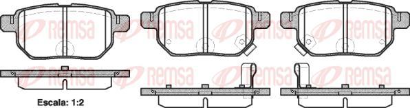 Kawe 1286 02 - Kit de plaquettes de frein, frein à disque cwaw.fr