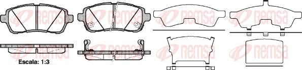 Kawe 1281 02 - Kit de plaquettes de frein, frein à disque cwaw.fr