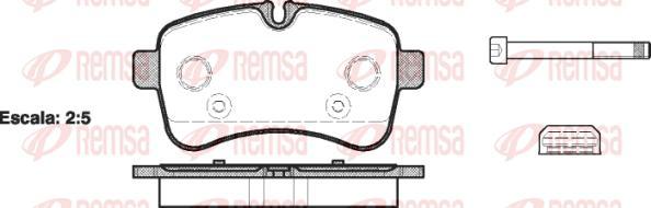 Kawe 1282 00 - Kit de plaquettes de frein, frein à disque cwaw.fr