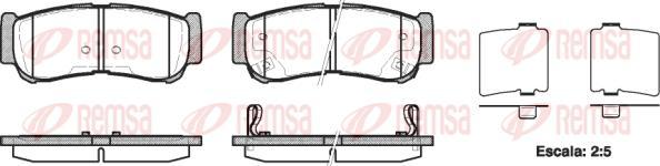 Kawe 1239 02 - Kit de plaquettes de frein, frein à disque cwaw.fr