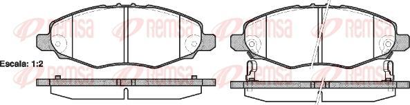 Kawe 1235 02 - Kit de plaquettes de frein, frein à disque cwaw.fr