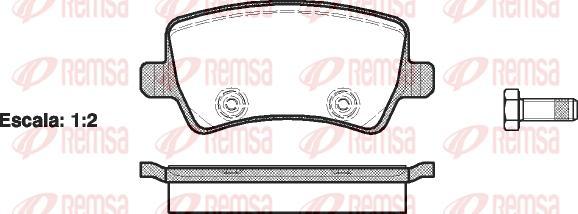 Kawe 1236 00 - Kit de plaquettes de frein, frein à disque cwaw.fr