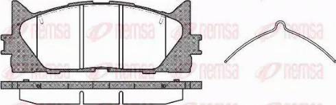 Kawe 1233 00 - Kit de plaquettes de frein, frein à disque cwaw.fr