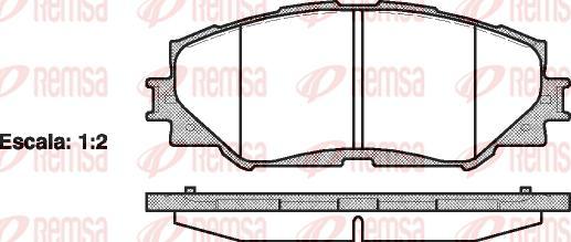 Kawe 1232 00 - Kit de plaquettes de frein, frein à disque cwaw.fr