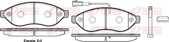 Kawe 1237 01 - Kit de plaquettes de frein, frein à disque cwaw.fr