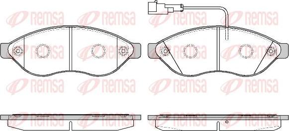 Kawe 1237 11 - Kit de plaquettes de frein, frein à disque cwaw.fr