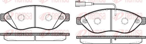 Kawe 1237 12 - Kit de plaquettes de frein, frein à disque cwaw.fr