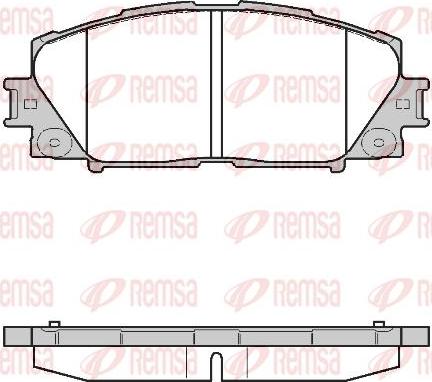 Kawe 1224 10 - Kit de plaquettes de frein, frein à disque cwaw.fr