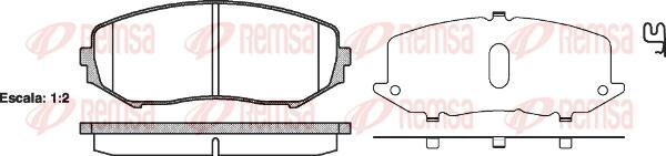 Kawe 1225 02 - Kit de plaquettes de frein, frein à disque cwaw.fr