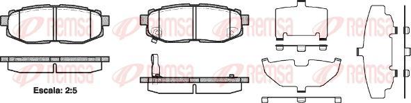 Kawe 1228 01 - Kit de plaquettes de frein, frein à disque cwaw.fr