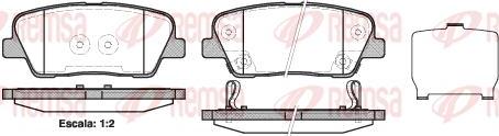 Kawe 1274 02 - Kit de plaquettes de frein, frein à disque cwaw.fr