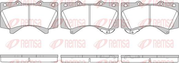 Kawe 1271 02 - Kit de plaquettes de frein, frein à disque cwaw.fr