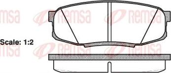 Kawe 1272 00 - Kit de plaquettes de frein, frein à disque cwaw.fr