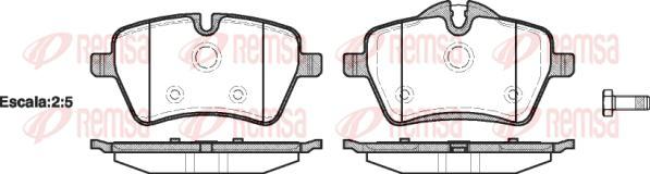 Kawe 1277 00 - Kit de plaquettes de frein, frein à disque cwaw.fr