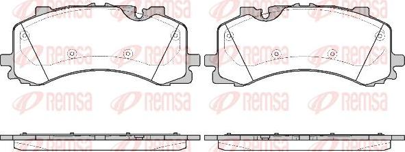 Kawe 1744 00 - Kit de plaquettes de frein, frein à disque cwaw.fr