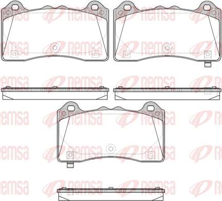 Kawe 1736 02 - Kit de plaquettes de frein, frein à disque cwaw.fr