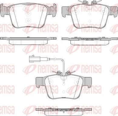 Kawe 1722 01 - Kit de plaquettes de frein, frein à disque cwaw.fr