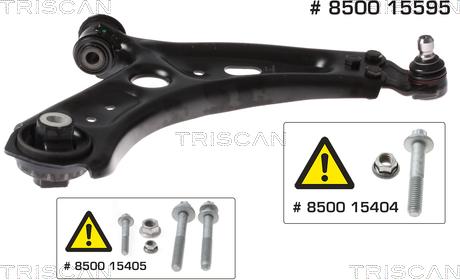 Kawe 8500 15595 - Bras de liaison, suspension de roue cwaw.fr