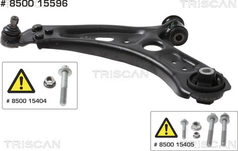 Kawe 8500 15596 - Bras de liaison, suspension de roue cwaw.fr