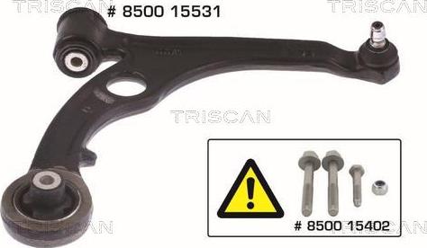 Kawe 8500 15531 - Bras de liaison, suspension de roue cwaw.fr