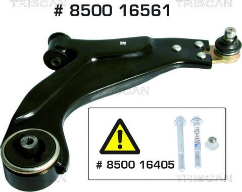 Kawe 8500 16561 - Bras de liaison, suspension de roue cwaw.fr