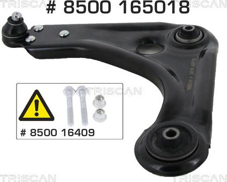 Kawe 8500 165018 - Bras de liaison, suspension de roue cwaw.fr