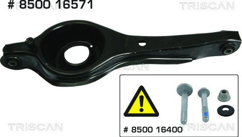 Kawe 8500 16571 - Bras de liaison, suspension de roue cwaw.fr