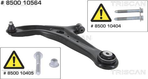 Kawe 8500 10564 - Bras de liaison, suspension de roue cwaw.fr