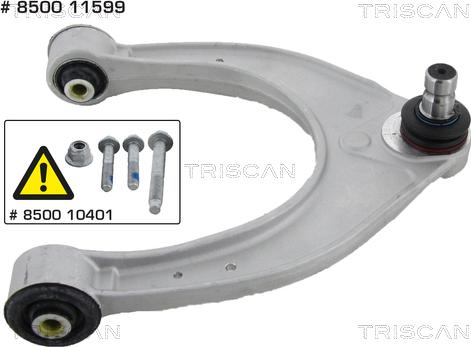 Kawe 8500 11599 - Bras de liaison, suspension de roue cwaw.fr