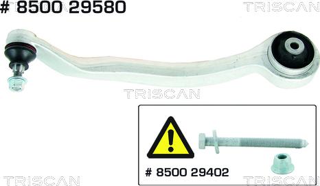 Kawe 8500 29580 - Bras de liaison, suspension de roue cwaw.fr