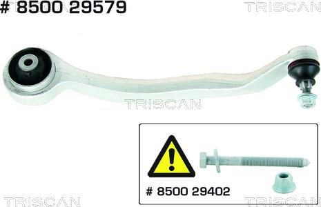 Kawe 8500 29579 - Bras de liaison, suspension de roue cwaw.fr