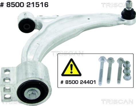 Kawe 8500 21516 - Bras de liaison, suspension de roue cwaw.fr